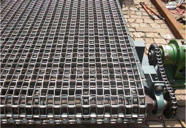 Bande de conveyeur de Rod de réseau d'acier inoxydable, bande de conveyeur résistante froide faite sur commande