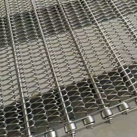 Bande de conveyeur à chaînes de maille de déshydratation résistante à la chaleur pour la largeur adaptée aux besoins du client par transport