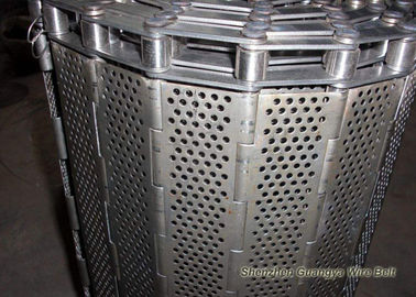 Coutume perforée précise de Holeperforation de bande de conveyeur de plat d'appartement d'acier inoxydable