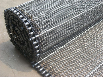 bande de conveyeur de lien de spirale de maille en métal de diamètre de 1.0mm - de 5.0mm pour la substance de nourriture de torréfaction