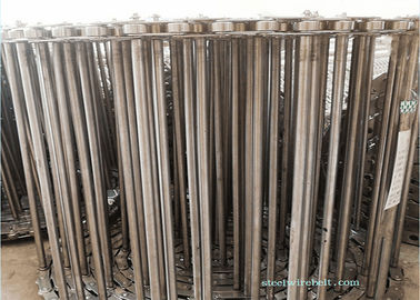 Type à chaînes ceinture de fil d'acier inoxydable, bande de conveyeur de déshydratation de maille en métal