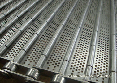 Bande de conveyeur perforée d'acier inoxydable pour la ligne lancements de nettoyage ultrasonique de 125mm