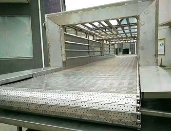 Le convoyeur de plaque d'acier à entraînement de lien, Metal la bande de conveyeur à hautes températures
